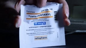 chewing fentanyl patch