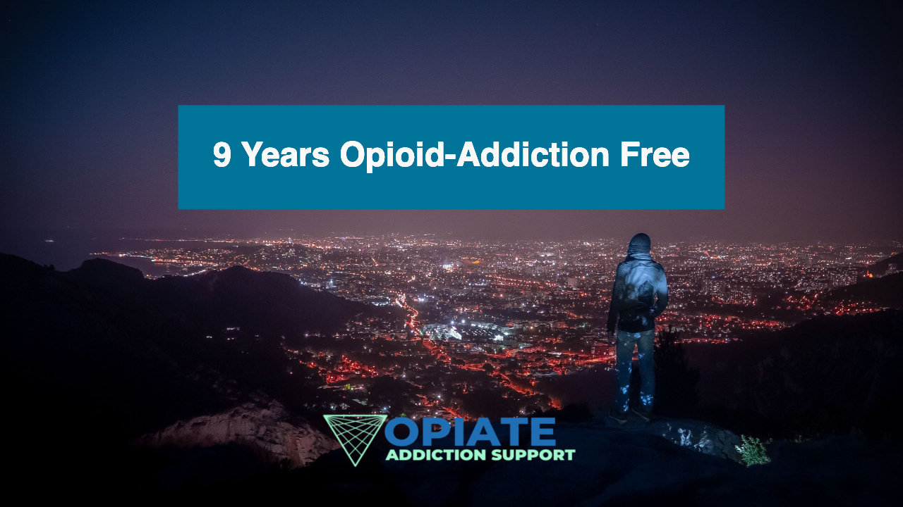 9 years opioid-addiction free