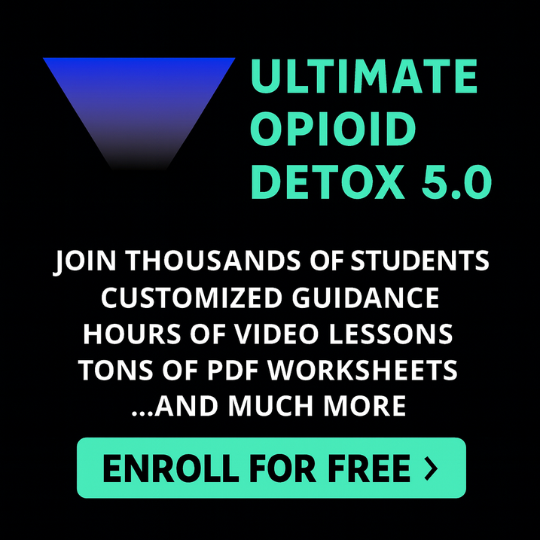 ultimate opioid detox 5.0 free course banner image