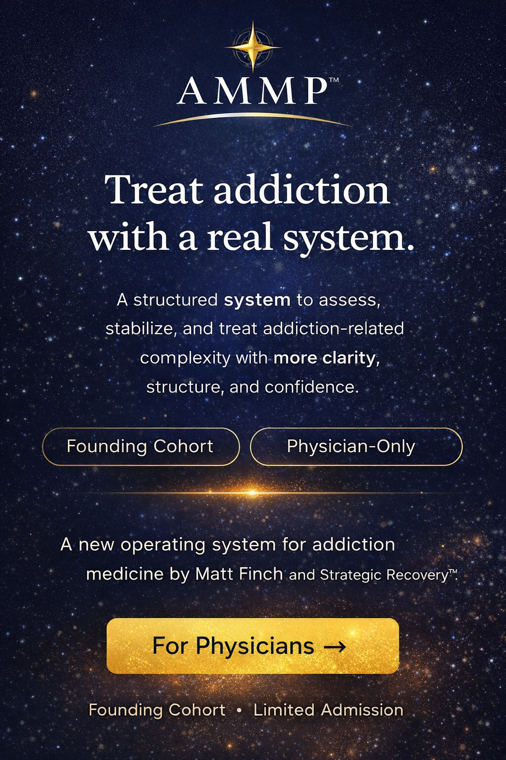 Addiction medicine training for physicians — AMMP program helping doctors treat addiction with a structured system.